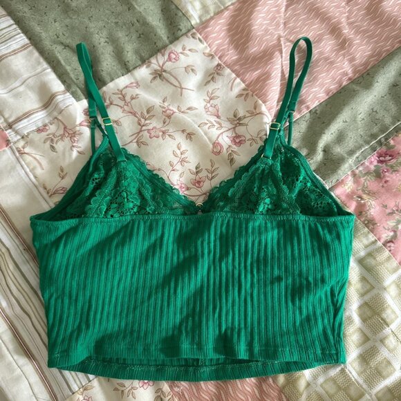 Lace Cropped Cami - Picture 2 of 2